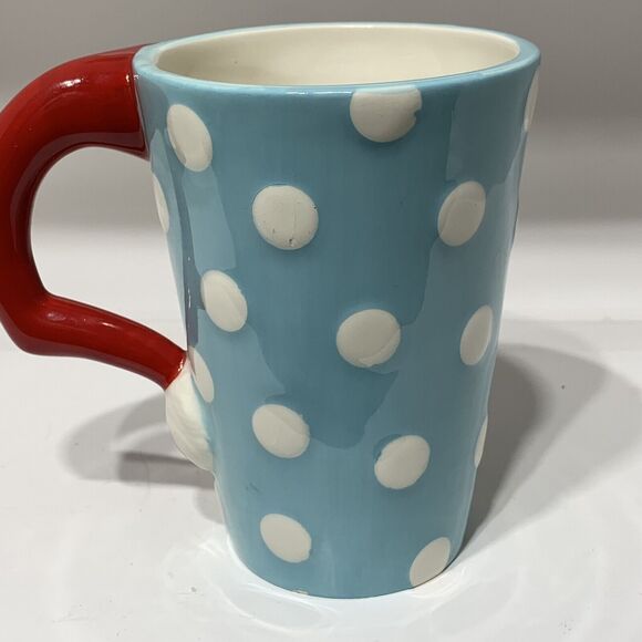 2016 Fitz And Floyd Holiday Hoot 14 Oz Santa Mug - Picture 3 of 5